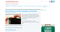 Desktop Screenshot of droidrazrroot.com