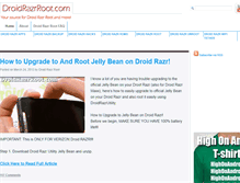 Tablet Screenshot of droidrazrroot.com